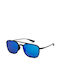 Maui Jim Keokea Sonnenbrillen mit Matte Blue Rahmen mit Polarisiert Linse B447-03M