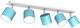 Eko Light Dixie Σποτ με 5 Φώτα και με Ντουί GX53 σε Τιρκουάζ Χρώμα