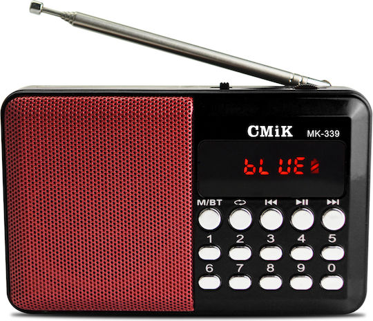 CMIK MK-339 cu Bluetooth și USB Roșu