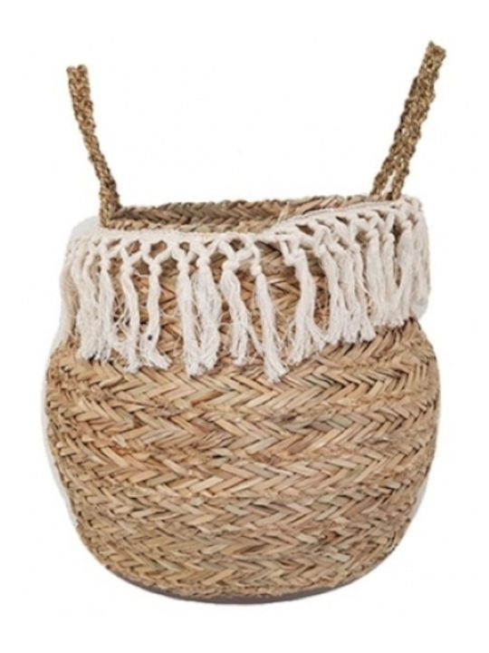 Wicker Decorative Basket 0.06.6784 30x30x38cm Atmosphera