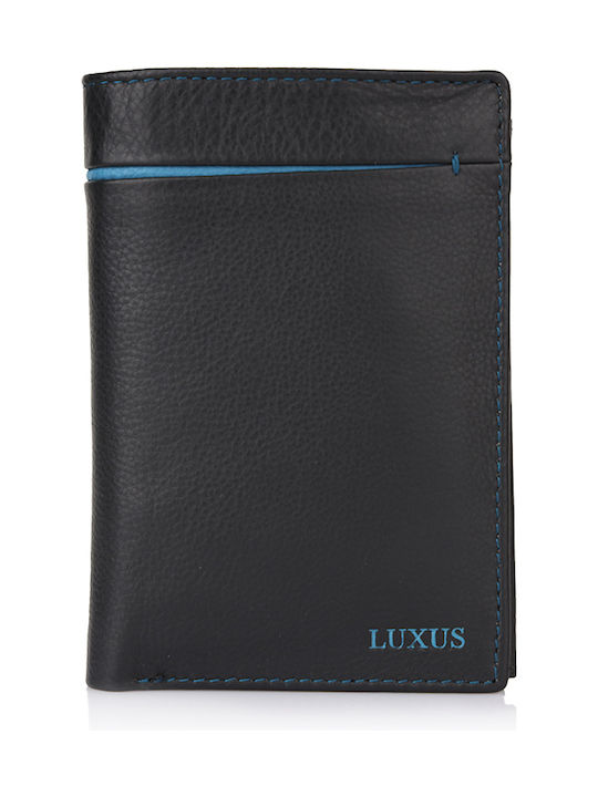 Luxus Leather Men's Wallet Classic Black