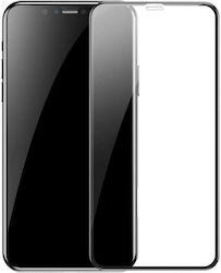 ObaStyle Vollflächig gehärtetes Glas Schwarz (iPhone 11)