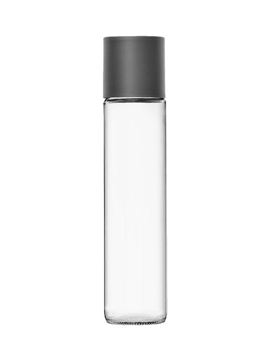 Uniglass Glass Water Bottle with Screw Cap Transparent 750ml