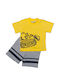 Trax Kids Set with Shorts Summer 2pcs Yellow