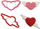 Decora Cookie Cutter Heart Plastic