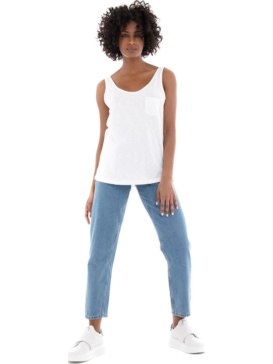 Seoul Women's Jean Trousers in Regular Fit Stonewash Denim