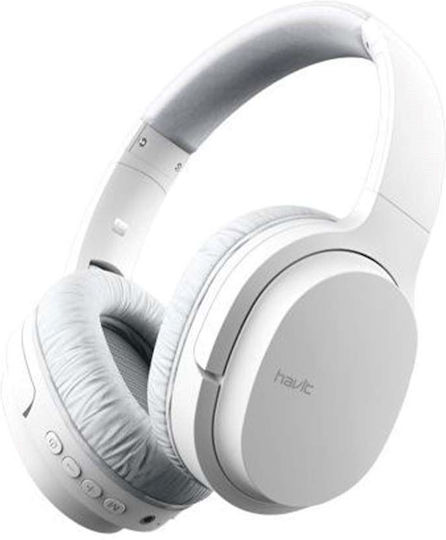 Havit I62 Wireless / Wired Over Ear Headphones with 8 hours of Operation White