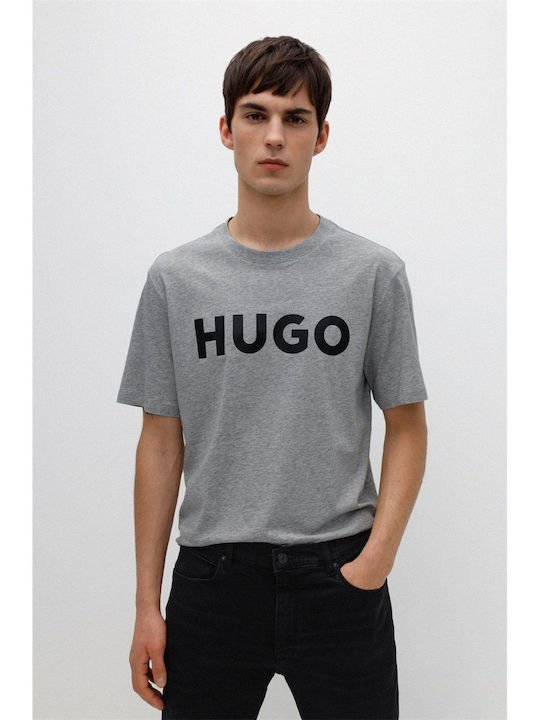 Hugo Boss T-shirt Bărbătesc cu Mânecă Scurtă Gri