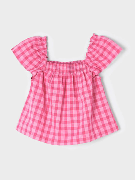 Kinderhemd Kurzarm Rosa