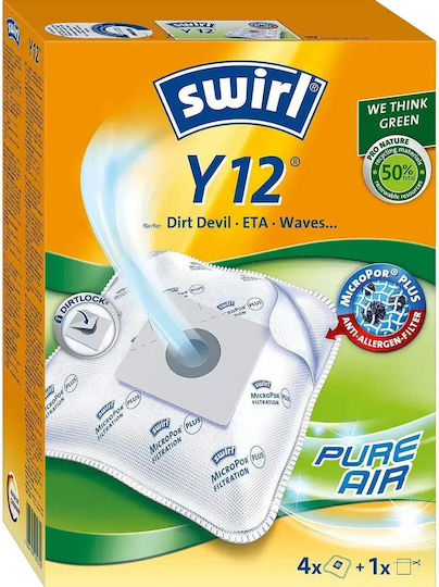 Swirl M48 Saci de Aspirator 4buc Compatibil cu Aspirator Miele