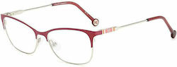 Carolina Herrera Metal Eyeglass Frame Red CH0074 YEP