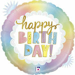 Μπαλόνι Happy Birthday Opal 46cm
