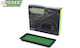 Green Filtru de aer Freeflow Tip deschis pentru Seat Leon / Toledo Audi A3