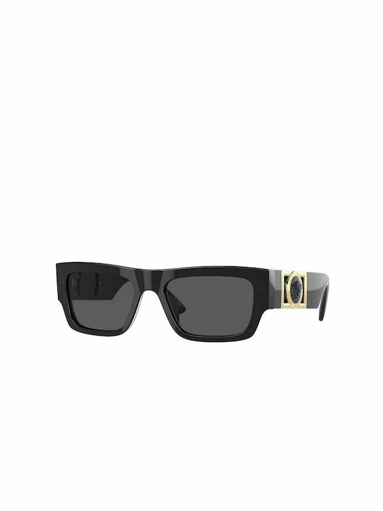Versace Ανδρικά Γυαλιά Ηλίου με Μαύρο Κοκκάλινο Σκελετό και Μαύρο Φακό VE4416U GB1/87