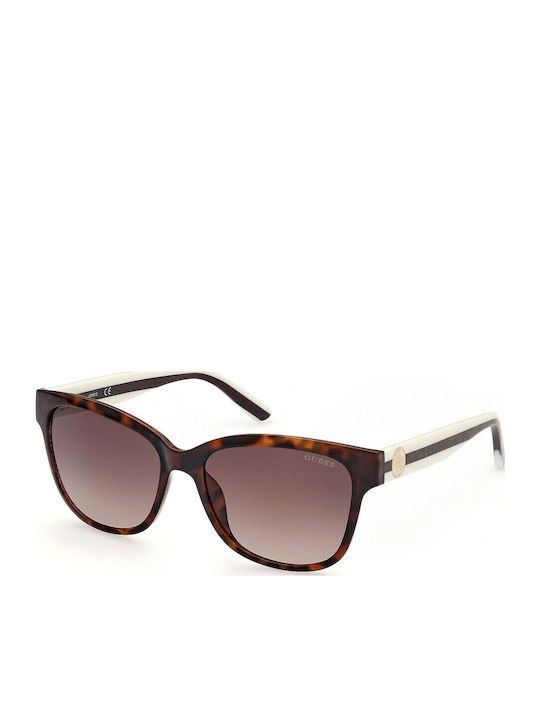 Guess Damen Sonnenbrille mit Braun Schildkröte ...