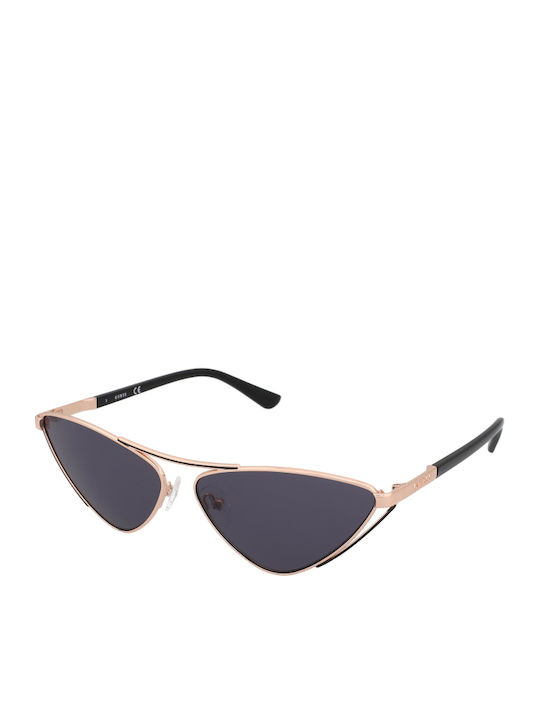Guess Women's Sunglasses with Gold Metallic Frame and Grey Lenses GU7826 28A