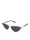 Guess Women's Sunglasses with Gold Metallic Frame and Grey Lenses GU7826 28A