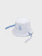 Mayoral Kids' Hat Bucket Fabric White