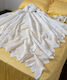 Silk Fashion Κουβέρτα Πλεκτή Υπέρδιπλη 225x250εκ. Λευκό