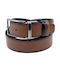 DOUBLE SIDE BELT BLACK WITH TAMPA 2021 DOUBLE SIDE BLACK TAN P.U. LEATHER