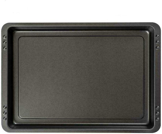 Decora Aluminum Baking Pan with Non-Stick Interior Coating Black 29x42cm