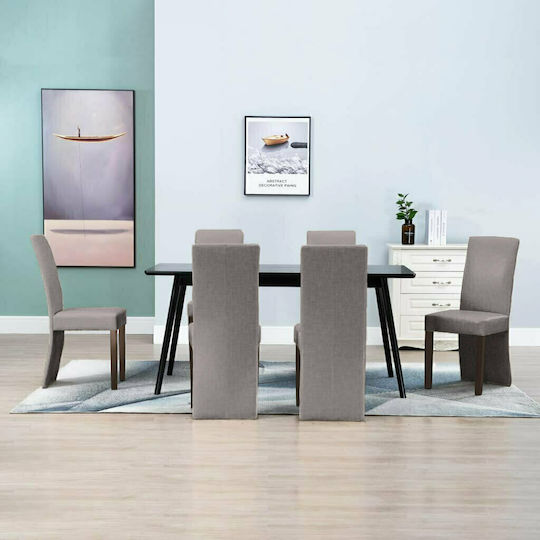 Seth Scaune Sala de mese Gri 2buc 45.5x50x100buc