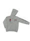 Trax Boys Hooded Sweatshirt with Zipper Gray