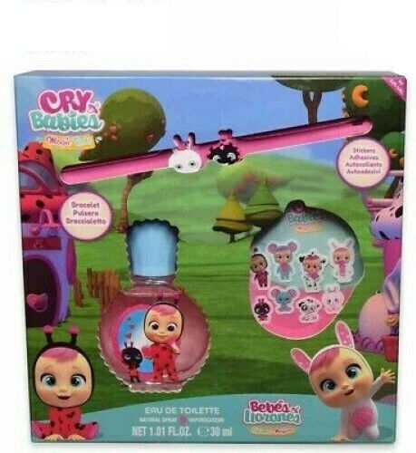 Air-Val International Cry Babies Set Copii Eau de Toilette cu Brățară și 10 autocolante 30ml