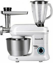 Hausberg HB-7605AB Κουζινομηχανή 1000W με Ανοξείδωτο Κάδο 5lt