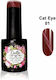 Gellie Semi-Permanent Nail Polish CT 001 Cat Ey...