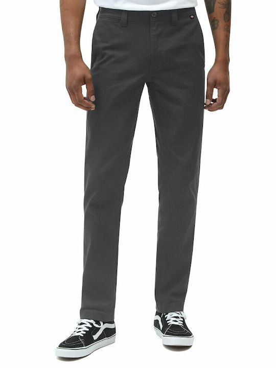 Dickies Pantaloni pentru bărbați Chino Elastice cu Croială Slim Charcoal Grey