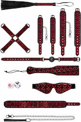 Shots Ouch! Luxury Bondage Kit Burgundy