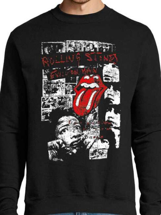 Rolling Stones Sweatshirt Schwarz DJ1354