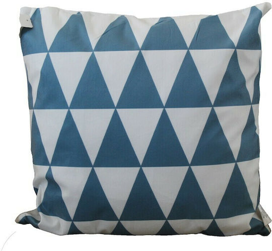 TnS Sofa Cushion Blue White 42x42cm