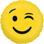 Μπαλόνι Emoji Ματάκι 46cm