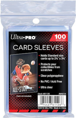 Ultra Pro Soft Card Sleeves Kartenhüllen Zubehör für Sammelkartenspiele Weiß 81126