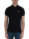 Emporio Armani Ανδρικό T-shirt Polo Navy Μπλε