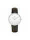 York Watch with Leather Strap Brown