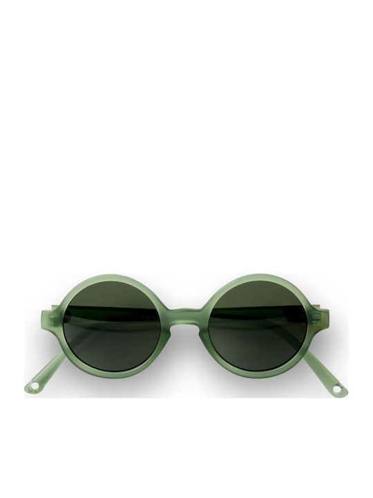 KiETLA Woam Kids Sunglasses Bottle Green for 2-4 Years