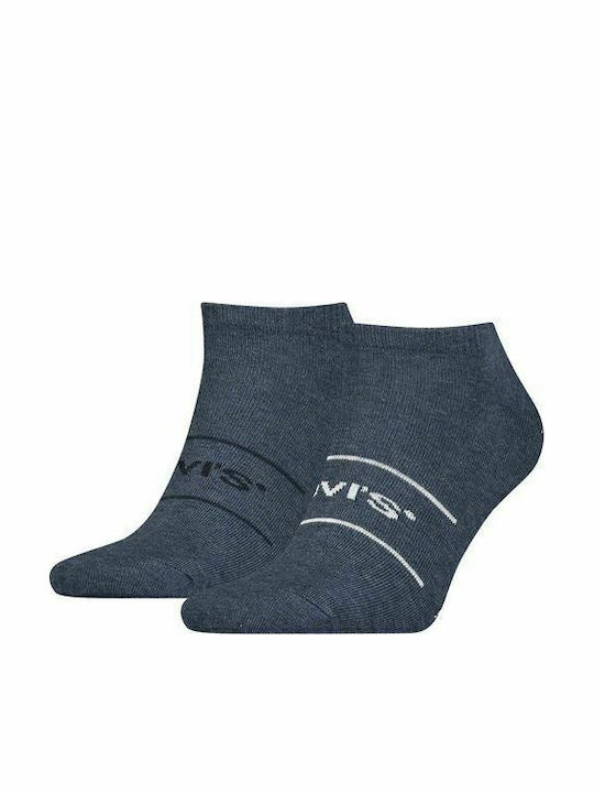Levi's Cut Μονόχρωμες Κάλτσες ΡΑΦ 2Pack