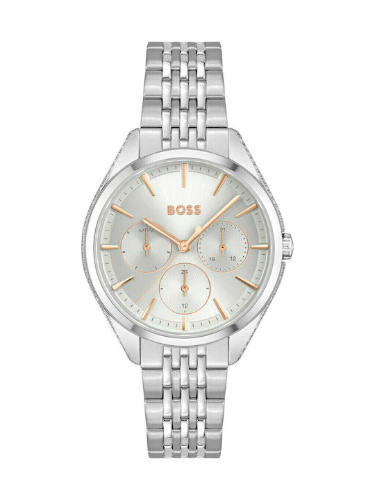 Boss Saya Γυναικείο Ρολόι 37mm Χρονογράφος Μπατ...