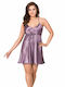 Moongirl Satin Women's Nightdress Lilac