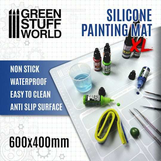 Green Stuff World Silicone Painting Mat Aξεσουάρ Μοντελισμού 1τμχ