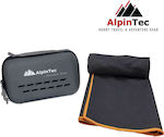 AlpinPro DryFast Prosop de Față Microfibră Negru 120x60cm.