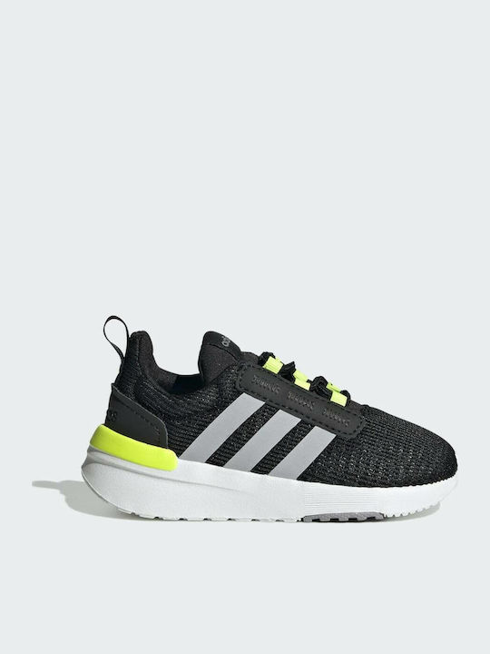 Racer TR21 I Wasserdicht Kinder Sportschuhe Laufen mit Schnürsenkeln Core Black / Halo Silver / Solar Yellow