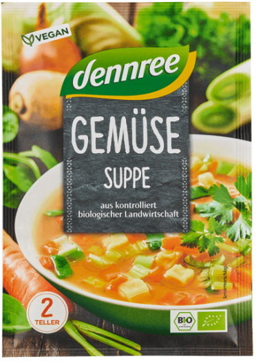 Dennree Soup Vegetable 40gr