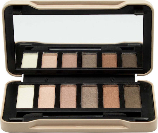 Magic Studio 6 Collection Nudes Palette mit Gepressten Lidschatten in Formulierung in Mehrfarbig 6.6gr