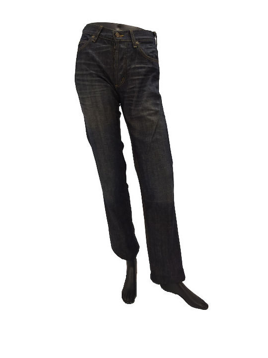 Lee Men's Jeans Pants in Regular Fit Navy Blue