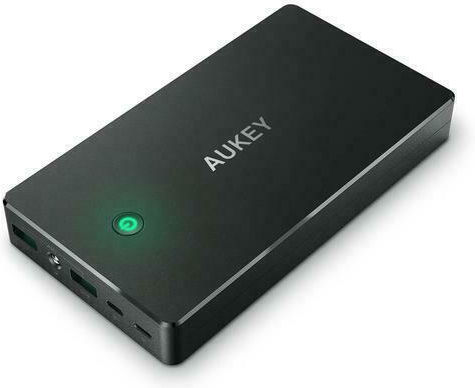 Aukey PB-N36 Power Bank 20000mAh с 2 USB-A порта Черен