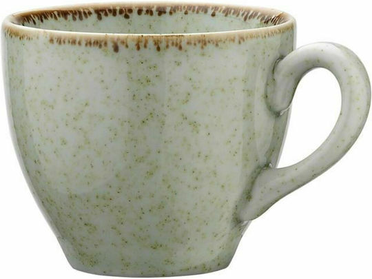 Max Home Lima Set Căni Maro Din porțelan Verzi 90ml 6buc